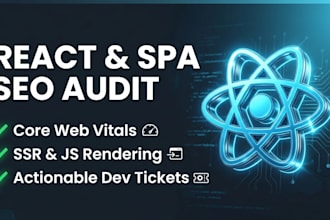 do a deep technical SEO audit for react and spa websites