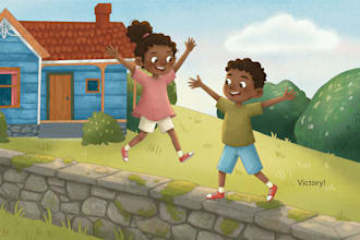 illustrate children book illustration, kids book, children book illustration
