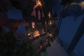 build something in minecraft