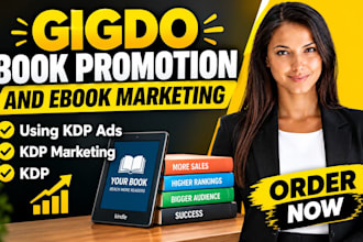 do book promotion and ebook marketing using amazon KDP ads, kdp marketing, kdp