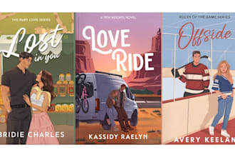 do romance illustration book cover mafia couple art romantasy character design