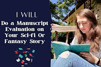 do a manuscript evaluation on your fantasy or scifi book