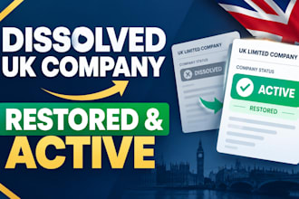 restore dissolved UK company fast with rt01 companies house