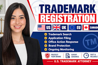 be your US licensed attorney for trademark applications