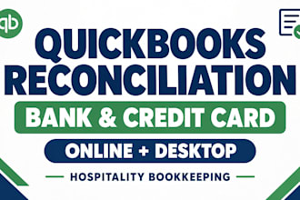 reconcile quickbooks bank and credit cards