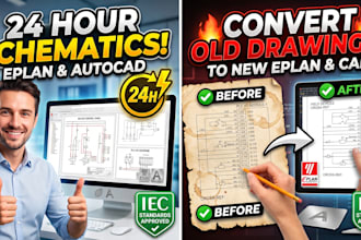 convert old electrical schematics to eplan