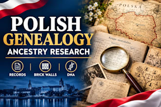 do polish genealogy research, brick walls, dna matches, risk free
