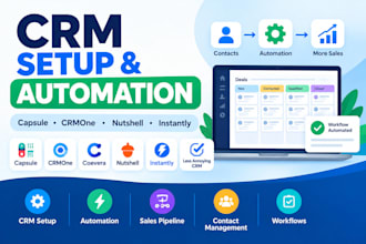setup and automate capsule crmone coevera nutshell instantly less annoying CRM