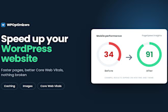 speed up your wordpress website