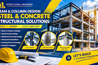 be your structural engineering for beam, column design and steel and concrete