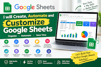 create, automate, and customize google sheets