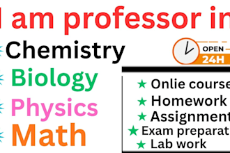 teach you chemistry, physics, biology, math and computer