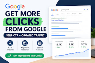 boost organic traffic optimize serp CTR improve goggle ranking