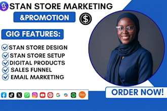 do stan store marketing, etsy stan store , stan store sales funnel and promotion