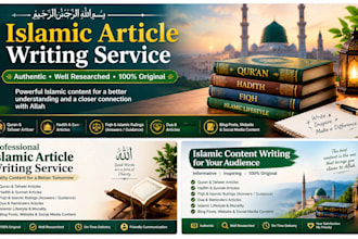 write authentic islamic articles based on quran and hadith