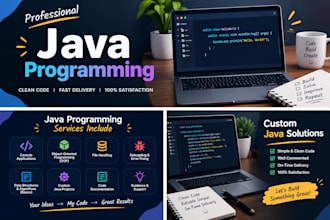 develop java programs and fix coding errors