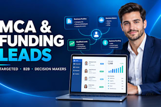 generate targeted mca leads, business funding leads and qualified b2b prospects