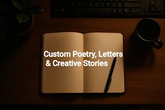 write custom poetry personal letters creative stories or ghostwriting