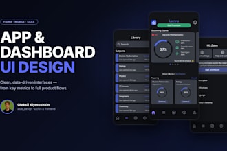design a modern saas dashboard UI in figma