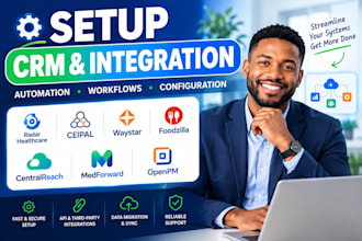setup radar healthcare ceipal waystar foodzilla centralreach medforward openpm