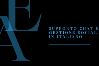 be your italian live chat support and social media assistant
