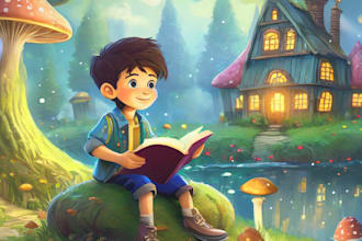 children book illustration and children book illustration