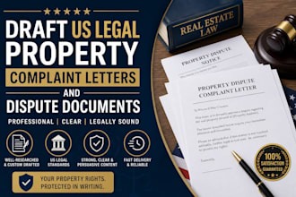 draft US legal property complaint letters and dispute documents