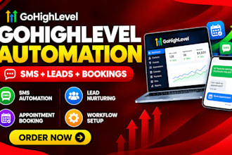set up gohighlevel SMS follow up lead automation and appointment booking