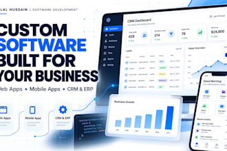 build a custom CRM, dashboard, or business web app