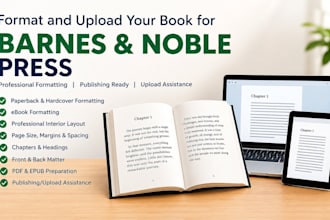 format and upload your book for barnes and noble press