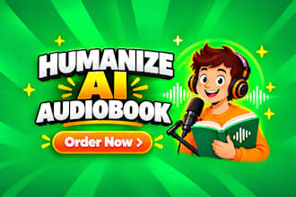 humanize edit and master your ai audiobook