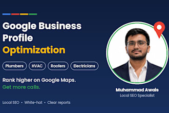 optimize google business profile for plumbers, hvac, roofers local SEO