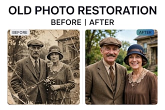 restore old photos professionally and enhance image quality