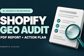 audit your shopify store for ai search and provide a GEO action plan