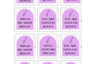 designs positive affirmation, thank you stickers for you