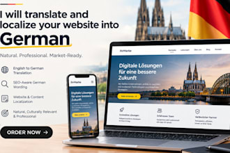 translate and localize your website into german for the german market