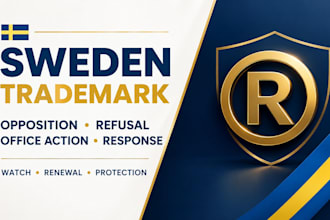 register sweden trademark opposition refusal renewal office action infringement