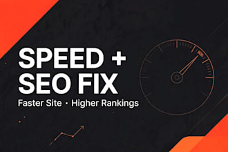 speed up your website and fix on page SEO issues