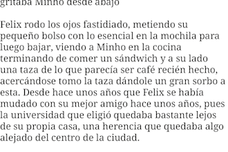 write an original fantasy or fanfiction story in spanish