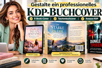 gestalte ein professionelles KDP buchcover, e book und taschenbuchcover