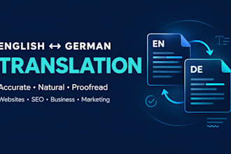 translate english to german and german to english