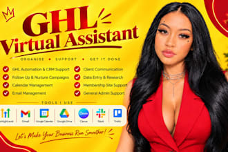 ghl virtual assistant executive virtual assistant canva VA insta reel data entry