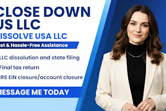 do llc dissolution, close llc with final tax return, close delaware, wyoming llc