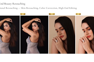 high end beauty retouching for clean, natural results