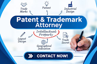 do patent search patent drafting, filing and trademark registration in US