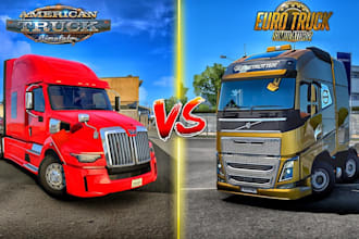 create ets 2 and ats skin and trucks, ets trailer, ats map