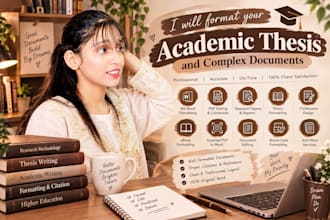 format your academic thesis and complex documents