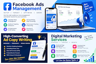 write high converting facebook ad copy for you