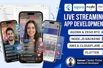 build live streaming app for ios android using agora