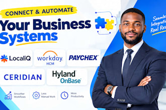 integrate localiq workday hcm paychex ceridian hyland onbase